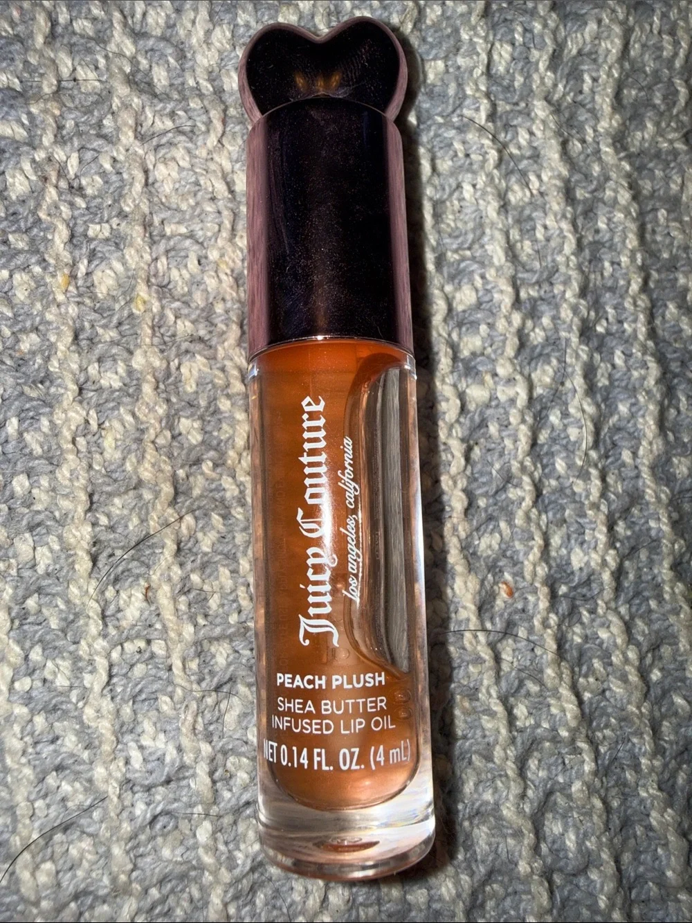 Juicy Couture Peach Plush Sheer Lip Oil in Peachy Orange